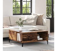 vidaXL Tavolino da salotto Legno vecchio 80 x 80 x 36,5 cm