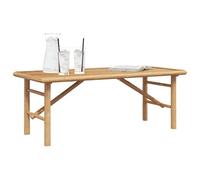 vidaXL Tavolino da Salotto Marrone 110 x 50 x 43 cm bambù | Fatto in legno di bambù solido, Stile aperto e minimalista, Oliato per un tocco naturale