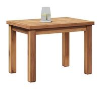 vidaXL Tavolino da caffè 50 x 35 x 36 cm in Legno massello di Teak. Ha Un Design Moderno e Rettangolare, Perfetto per Il Giardino e la terrazza. È Resistente agli Agenti atmosferici ed è Facile da m