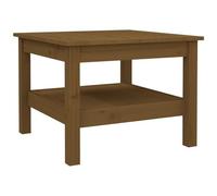 VIDAXL - Tavolino Da Salotto Miele 55x55x40 Cm Legno Massello Di Pino