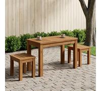 vidaXL Tavolino da salotto Naturale 60,5 x 30 x 36 cm