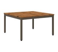 vidaXL Tavolino da salotto Naturale e Caffè 80 x 80,5 x 45 cm