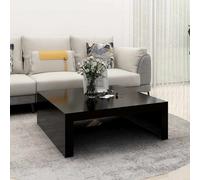 VIDAXL - Tavolino da Salotto Nero 100x100x35 cm in Truciolato