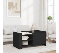 vidaXL Tavolino da Salotto Nero 100x50x50 cm Legno Multistrato