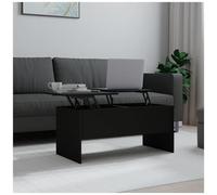 VIDAXL - Tavolino Da Salotto Nero 102x50,5x46,5 Cm In Legno Multistrato