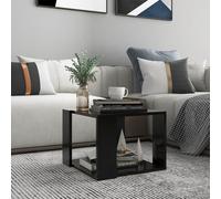 vidaXL Tavolino da Salotto Nero 40x40x30 cm in Legno Multistrato