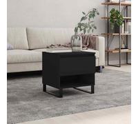 vidaXL Tavolino da Salotto Nero 50x46x50 cm in Legno Multistrato