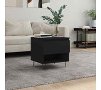 vidaXL Tavolino da Salotto Nero 50x46x50 cm in Legno Multistrato