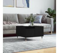vidaXL Tavolino da Salotto Nero 55x55x36,5 cm in Legno Multistrato