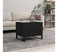 vidaXL Tavolino da Salotto Nero 60x44,5x45 cm in Legno Multistrato