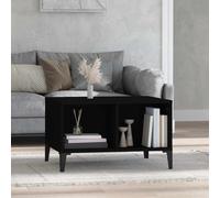 vidaXL Tavolino da Salotto Nero 60x50x36,5 cm in Legno Multistrato