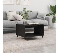 vidaXL Tavolino da Salotto Nero 60x50x40 cm in Legno Multistrato