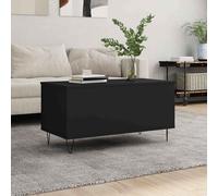 vidaXL Tavolino da Salotto Nero 90x44,5x45 cm in Legno Multistrato