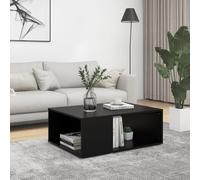 vidaXL Tavolino da Salotto Nero 90x67x33 cm in Legno Multistrato
