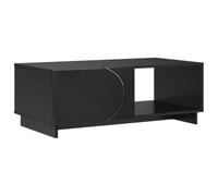 vidaXL Tavolino da salotto Nero 95 x 50,5 x 35 cm Legno ingegnerizzato