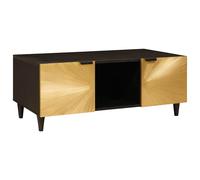 vidaXL Tavolino da salotto Nero e Oro 100 x 54 x 40 cm