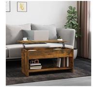 VIDAXL - Tavolino Da Salotto Rovere Fumo 102x50x52,5cm Legno Multistrato