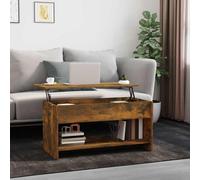 VIDAXL - Tavolino Da Salotto Rovere Fumo 102x50x52,5cm Legno Multistrato