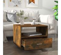 vidaXL Tavolino da Salotto Rovere Fumo 55x55x40cm in Legno Multistrato
