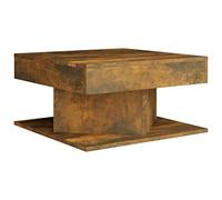 vidaXL Tavolino da Salotto Rovere Fumo 57x57x30cm in Legno Multistrato