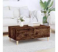 vidaXL Tavolino da Salotto Rovere Fumo 90x50x36,5 cm Legno Multistrato
