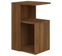 vidaXL Tavolino da Salotto Rovere Marrone 36x30x56cm Legno Multistrato