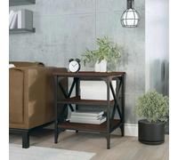vidaXL Tavolino da Salotto Rovere Marrone 40x42x50cm Legno Multistrato