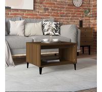 vidaXL Tavolino da Salotto Rovere Marrone 60x50x40cm Legno Multistrato