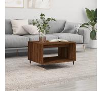 vidaXL Tavolino da Salotto Rovere Marrone 60x50x40cm Legno Multistrato