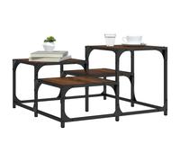 vidaXL Tavolino da Salotto Rovere Marrone 68x68x40cm Legno Multistrato