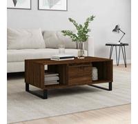 vidaXL Tavolino da Salotto Rovere Marrone 90x50x36,5 cm in Multistrato