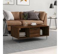 vidaXL Tavolino da Salotto Rovere Marrone 90x50x36,5 cm in Multistrato