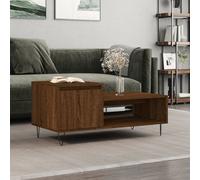 vidaXL Tavolino da Salotto Rovere Marrone100x50x45cm Legno Multistrato