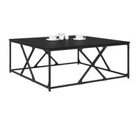 vidaXL Tavolino da salotto Rovere Nero 100 x 100 x 40 cm