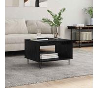 vidaXL Tavolino da salotto Rovere nero 60 x 50 x 40 cm
