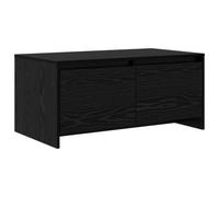 vidaXL Tavolino da salotto Rovere Nero 90 x 50 x 41.5 cm