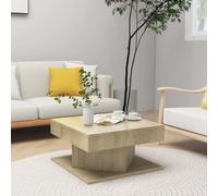 vidaXL Tavolino da Salotto Rovere Sonoma 57x57x30 cm Legno Multistrato