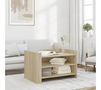 vidaXL Tavolino da Salotto Rovere Sonoma 80x50x50 cm Legno Multistrato