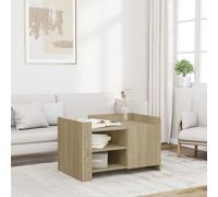 vidaXL Tavolino da Salotto Rovere Sonoma 80x50x50 cm Legno Multistrato
