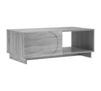 vidaXL Tavolino da salotto Sonoma grigio 95 x 50,5 x 35 cm