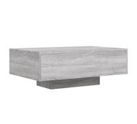 vidaXL Tavolino da Soggiorno con Luci LED Grigio Sonoma 85x55x31 cm, tavolino con luci LED, tavolino, tavolino da tè, tavolino con LED