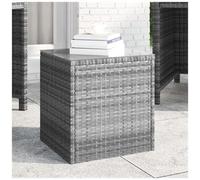 Tavolino Grigio 40x37x40,5 cm in Polyrattan