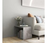 vidaXL Tavolino Grigio Cemento 59x36x38 cm in Truciolato
