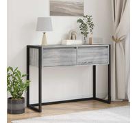 vidaXL Tavolino Grigio Sonoma 100 x 36 x 75 cm Legno multistrato