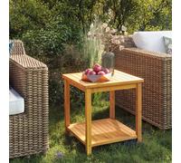 vidaXL Tavolino in Legno Massello di Acacia 45x45x45 cm