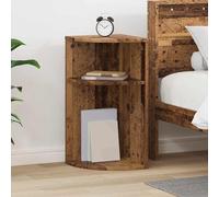 vidaXL Tavolino Legno vecchio 29,6 x 29,6 x 60 cm Legno ingegnerizzato