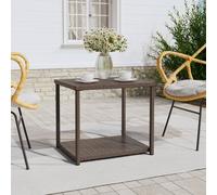 vidaXL Tavolino Marrone 55x45x49 cm in Polyrattan