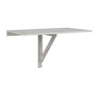 vidaXL Tavolino Muro Pieghevole Grigio Cemento 100x60x56cm Multistrato