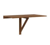 vidaXL Tavolino Muro Pieghevole Rovere Marrone 100x60x56cm Multistrato