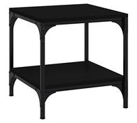 vidaXL Tavolino Nero 40x40x40 cm in Legno Multistrato